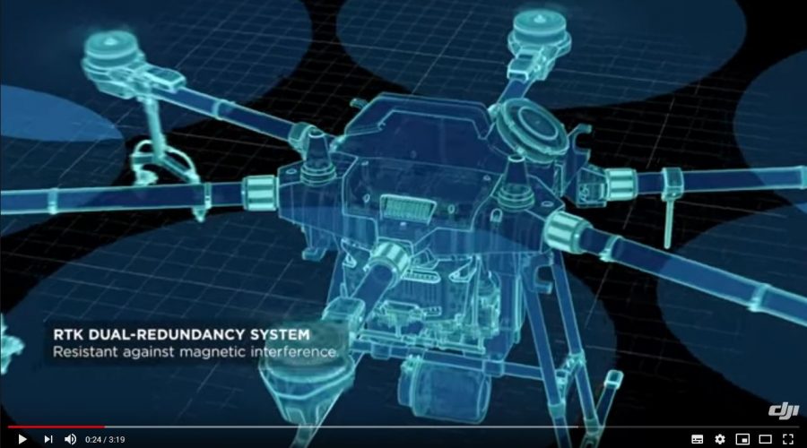 Video Dron DJI AGRAS T16 para agricultura de precisión Video Dron DJI AGRAS T16 para agricultura de precisión