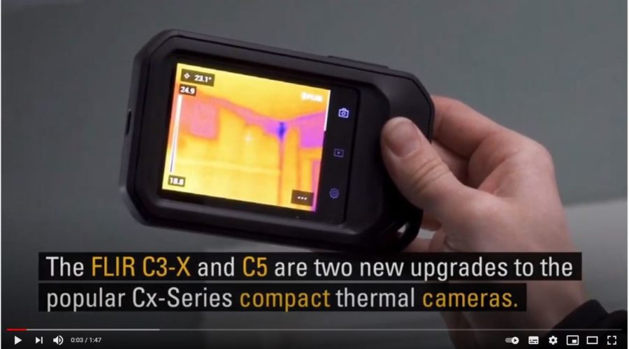 Video Cámara termográfica FLIR C3-X