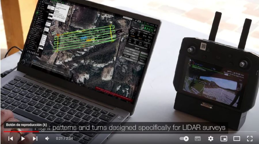 Video UgCS EXPERT software para levantamientos con LiDAR