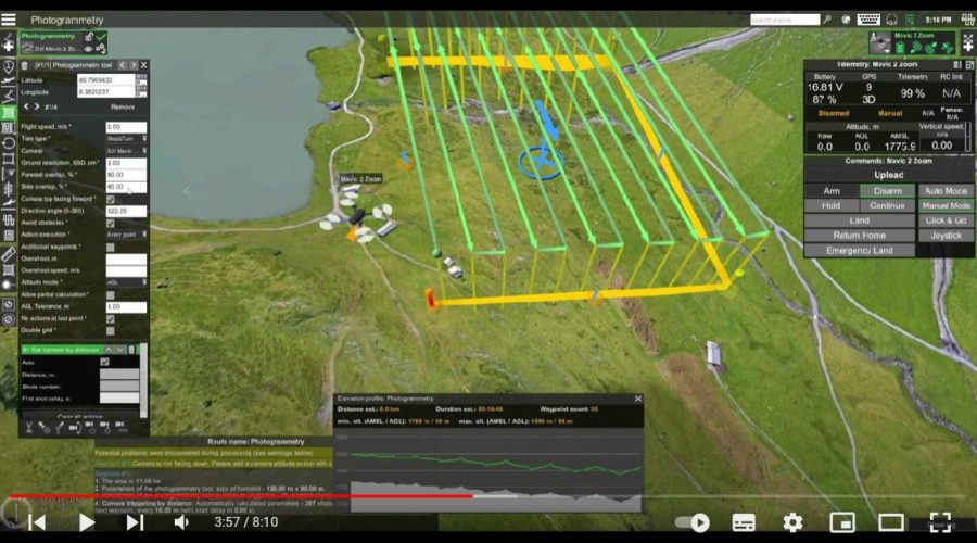 Video UgCS PRO software para levantamientos con dron