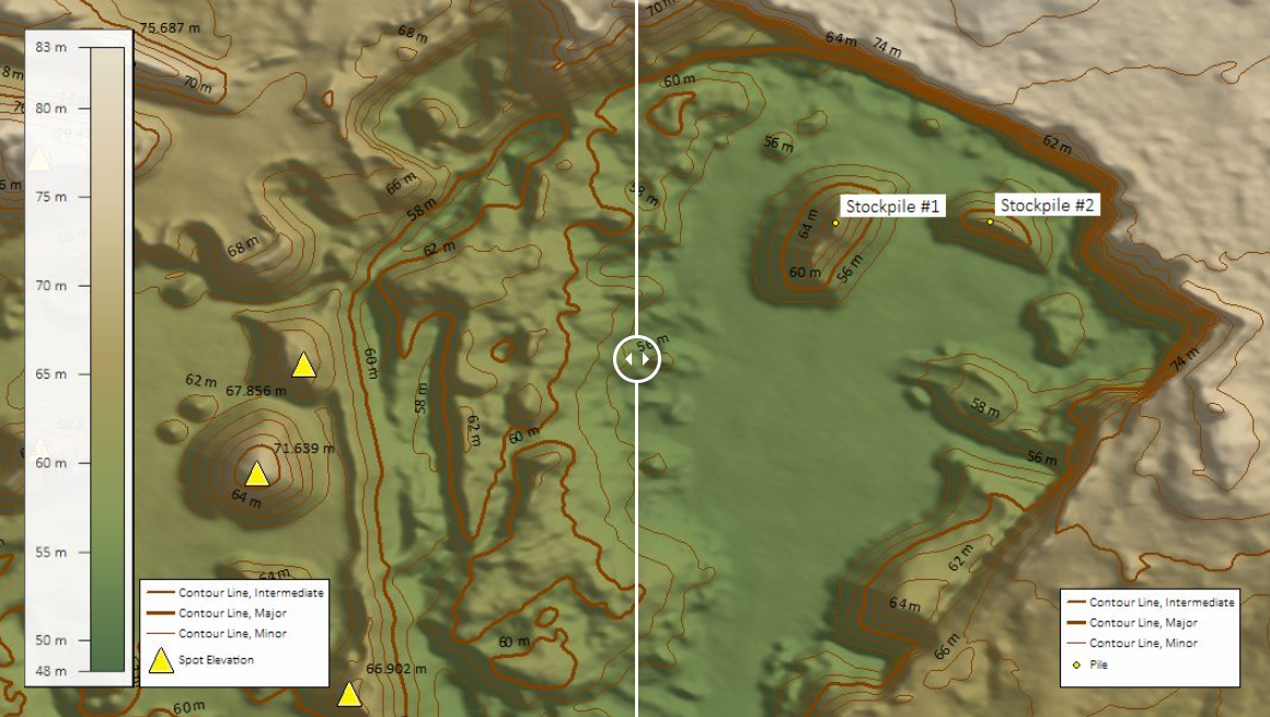 Análisis de datos recogidos por drones en global mapper