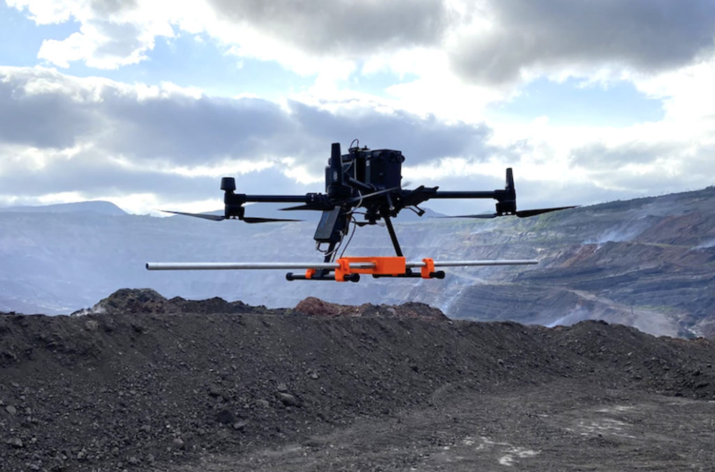 Sistema de Georradar (GPR) integrado con drones